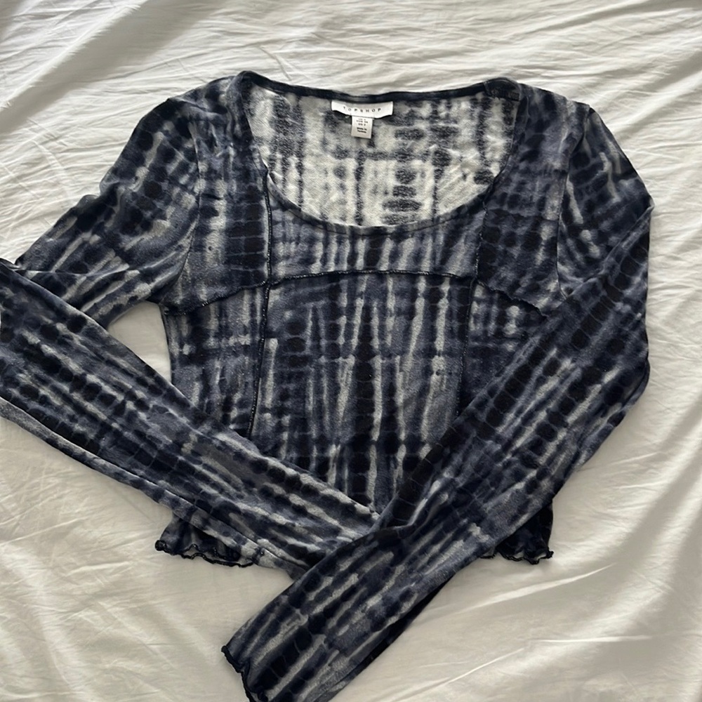 Topshop (from Nordstrom) Long sleeve tie-dye top!